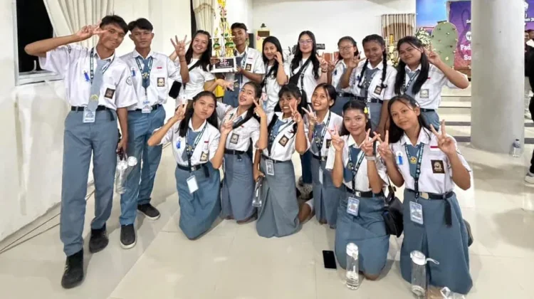 SMANDU Melonguane Raih Juara Dua Lomba Koor AKSI