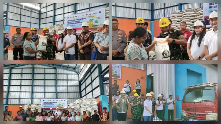 Kodim 1312/ Talaud Dukung Distribusi Bantuan Pangan di Bumi Porodisa