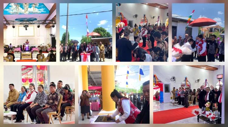Wakil Bupati Talaud Hadiri Pentahbisan Gereja Solagratia Pannulan