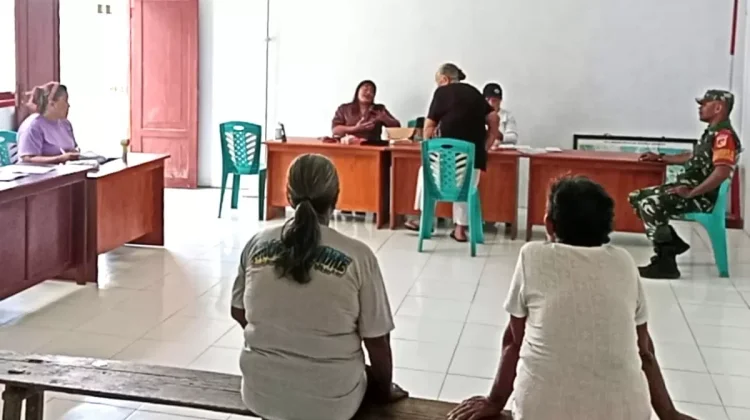 Babinsa Nanusa Lakukan Komsos Dengarkan Aspirasi Masyarakat