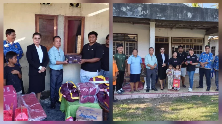 Pemkab Talaud Salurkan Bantuan Korban Kebakaran Beo Timur