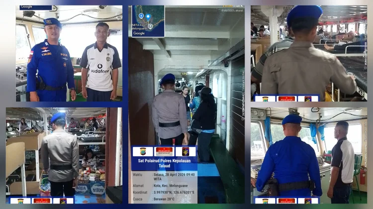 Sat Polairud Polres Talaud Kawal Aktivitas Perairan Melonguane