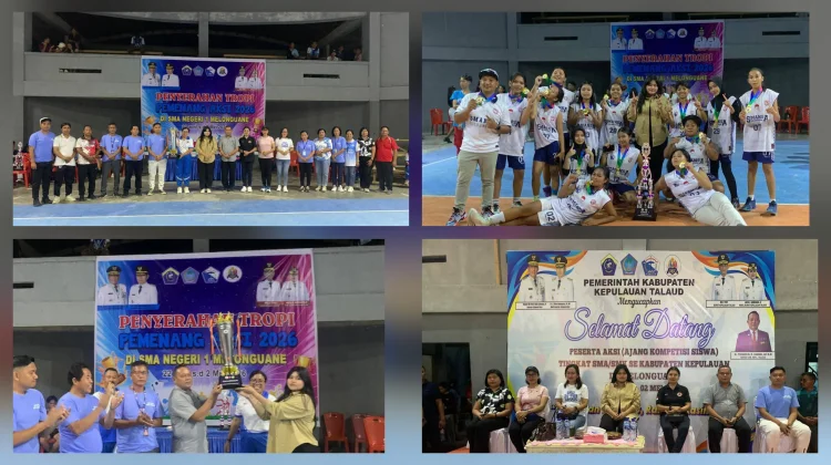 SMA Negeri 1 Melonguane Juara Umum di AKSI Talaud 2026
