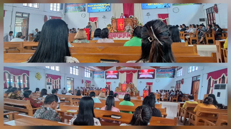 Pdt. Maria Wangkanusa Pimpin Ibadah Sentral GERMITA Pulutan