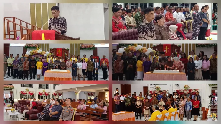 Bupati Welly Titah Hadiri HUT Jemaat Germita Imanuel