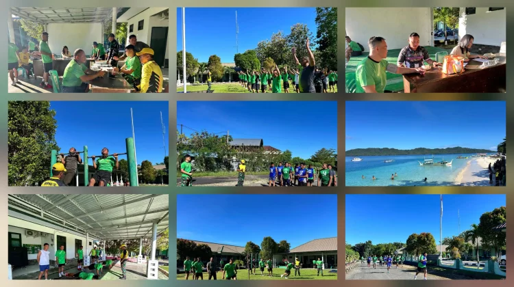 Kodim 1312/Talaud Laksanakan Samapta Periodik I Tahun 2026
