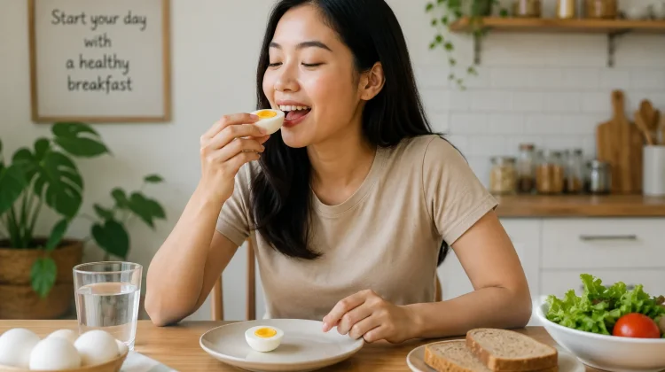 Sarapan Telur Rebus, Ini Manfaatnya bagi Kesehatan Tubuh