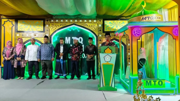 Kakan Kemenag Talaud Lantik Dewan Hakim pada pembukaan Musabaqah Tilawatil Quran