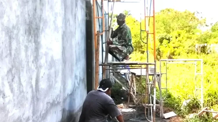 Koramil Melonguane Pacu Pembangunan Koperasi Merah Putih