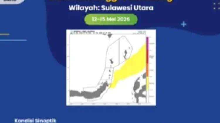 Peringatan Dini Tinggi Gelombang di Sulut