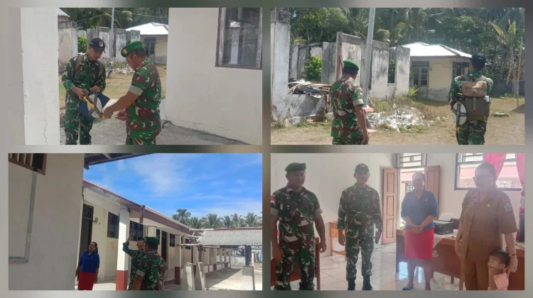 TNI Bergerak Cepat Ukur Fasilitas Publik Pulau Miangas