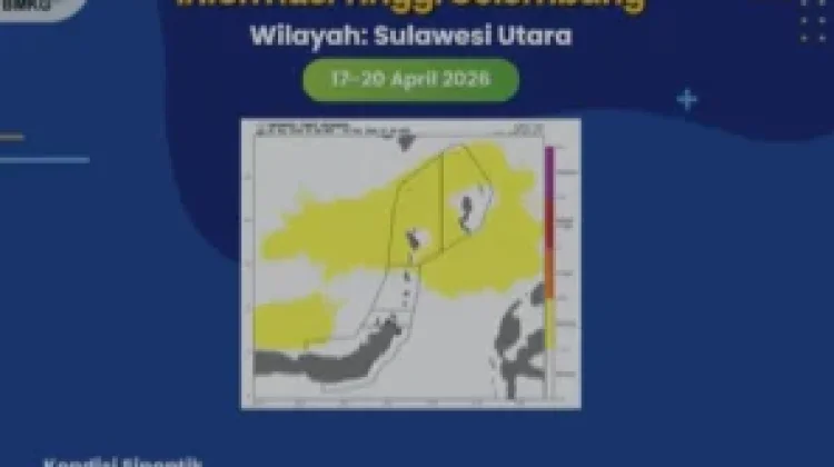 Peringatan Dini Tinggi Gelombang di Sulut