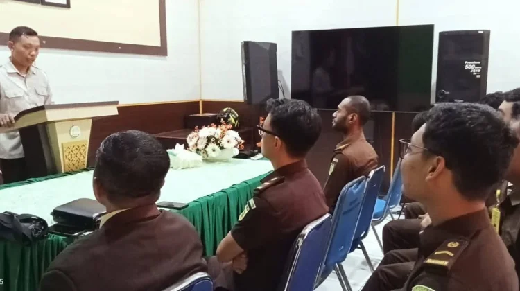 Penyuluh Agama Kristen Lakukan Penyuluhan di Kantor Kejaksaan Talaud