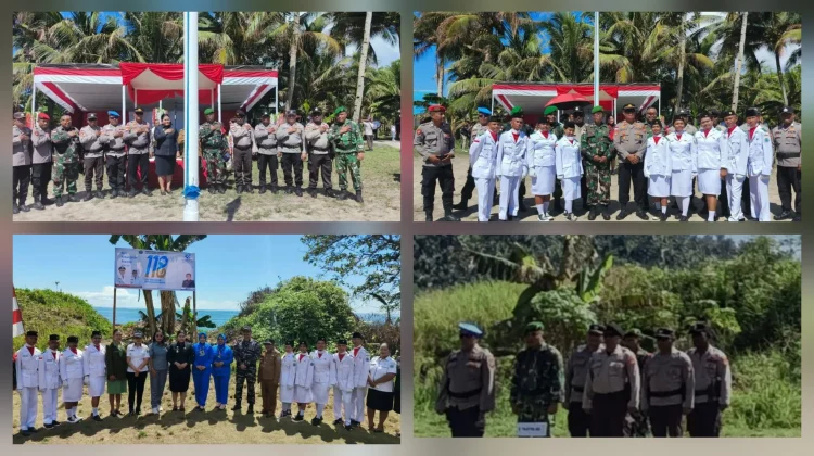 Babinsa Koramil Nanusa Hadiri Upacara Harkitnas Kakorotan