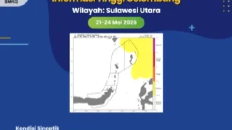 Peringatan Dini Tinggi Gelombang di Sulut