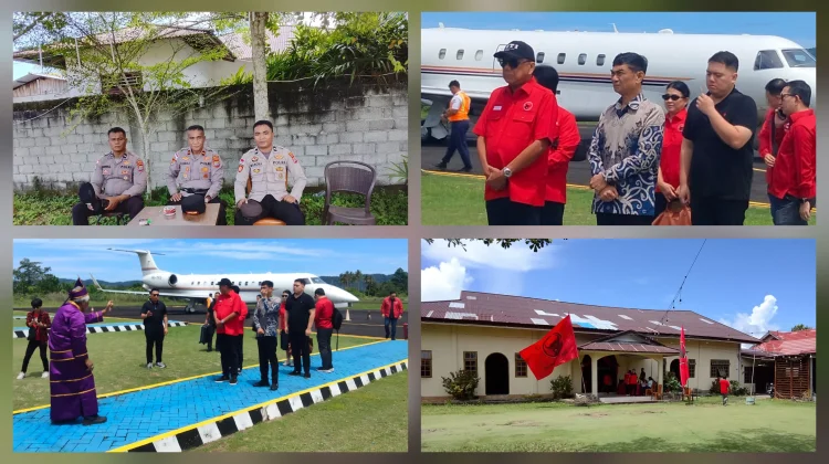 Polsek Melonguane Kawal Suksesnya Musancab PDIP Talaud
