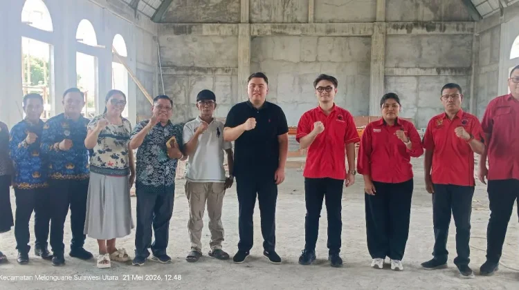 Rio Dondokambey Serahkan Bantuan Pembangunan  GERMITA Ebenhaezer Melonguane