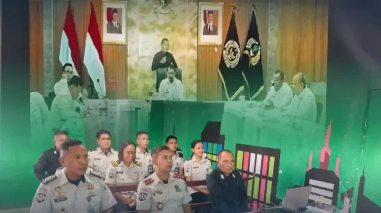 Jajaran Lapas Lirung Simak Arahan Tegas Dirjenpas