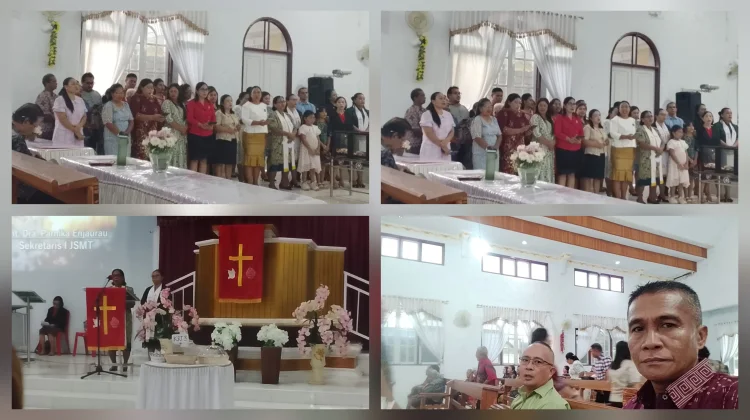 Kapolsek Melonguane Hadiri Minggu Kasih di Germita Sangkundiman