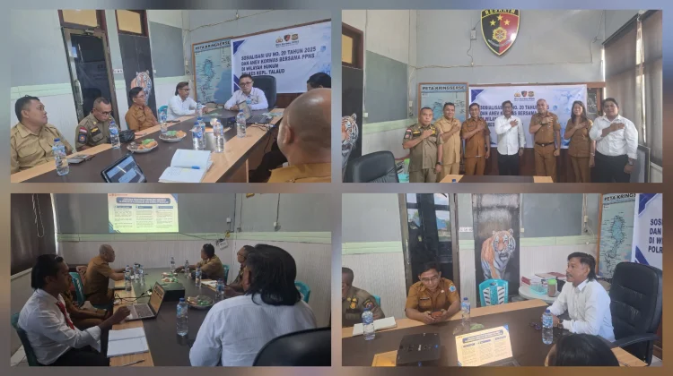 Polres Talaud Gelar Sosialisasi KUHAP Bersama PPNS