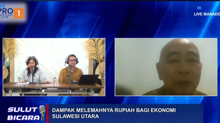Rupiah Melemah, Ekonomi Sulut Tetap Stabil