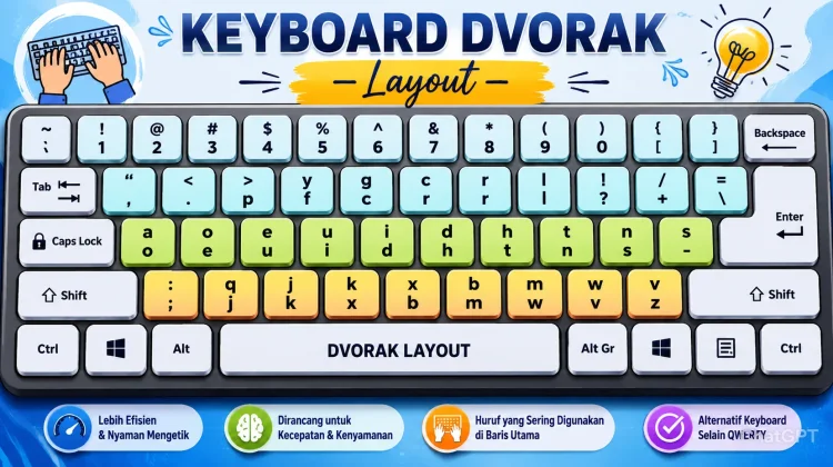 Selain QWERTY, Ini Jenis Susunan Keyboard di Dunia