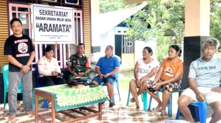 Babinsa Beri Pendampingan Penyerahan Bantuan Pertanian
