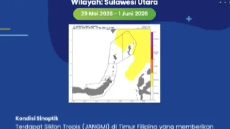 Peringatan Dini Tinggi Gelombang di Sulut