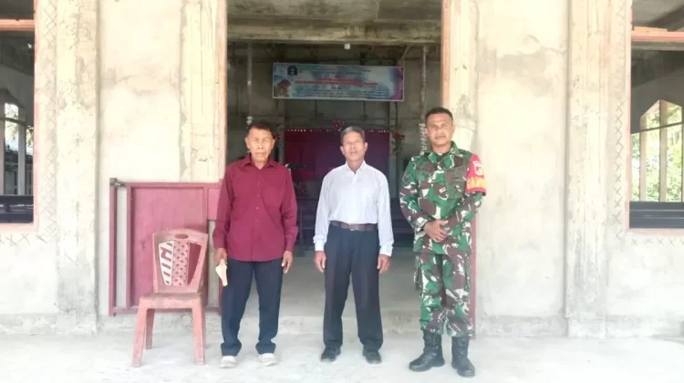Masyarakat Dapat Beribadah dengan Tenang, Pengamanan Babinsa