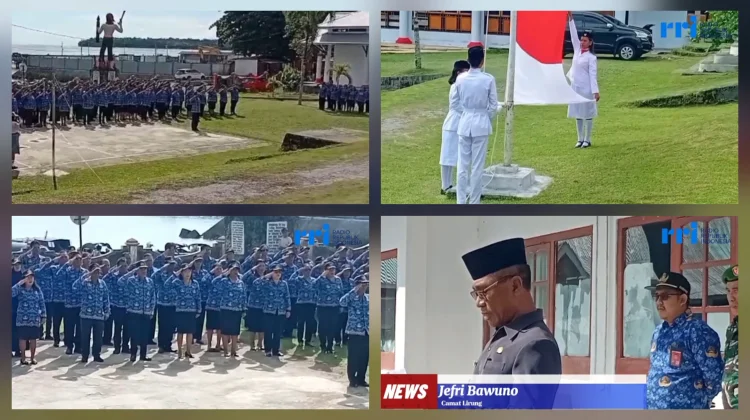Peringatan Hari Lahir Pancasila di Kecamatan Lirung