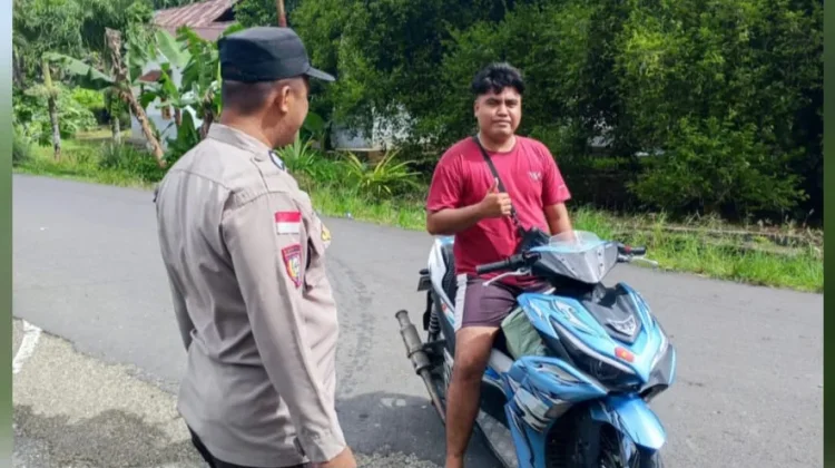 Polsek Rainis Gelar Patroli Presisi Jaga Kondusivitas