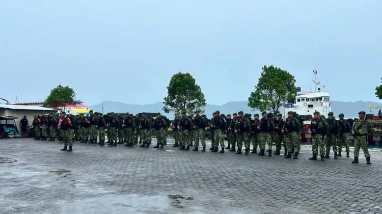 Satgas Pamputer Talaud T.A 2026  Disambut Resmi di Melonguane