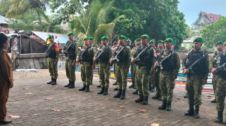 Pemerintah Kecamatan Damau Sambut Personil Pamputer