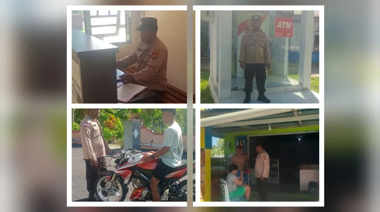 Jaga Kondusifitas Kamtibmas, Polsek Nanusa Gelar Patroli Presisi