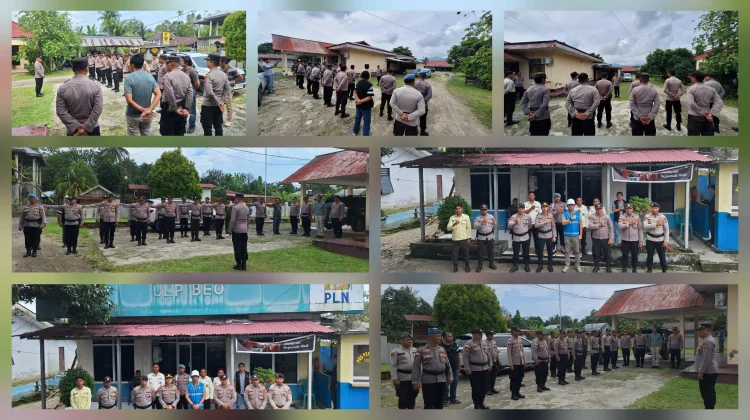 Antisipasi Demo Warga di PLN Beo, Polres Talaud dan Polsek  Perketat Pengamanan