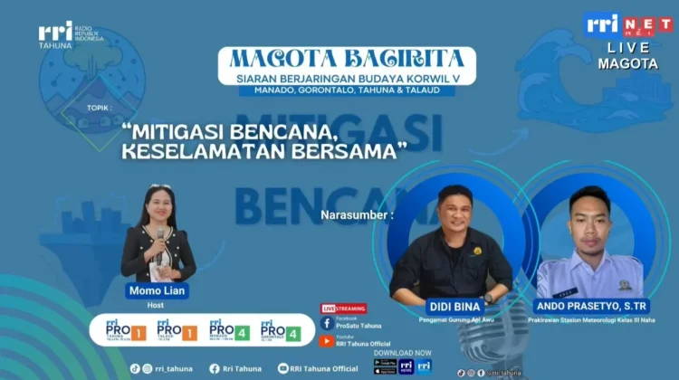 Gunung Awu Dipantau Empat Kali Sehari