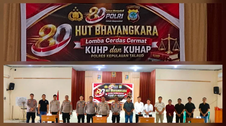 Dominasi Sat Samapta Juara Cerdas Cermat Talaud
