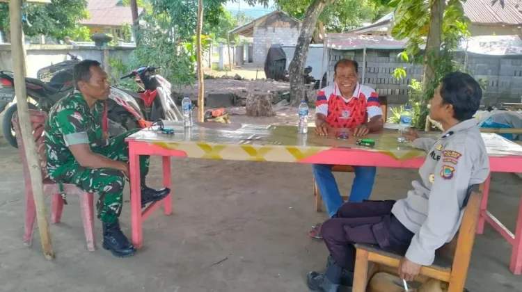Sinergi Babinsa dan Bhabinkamtibmas Bersama Kepala Desa