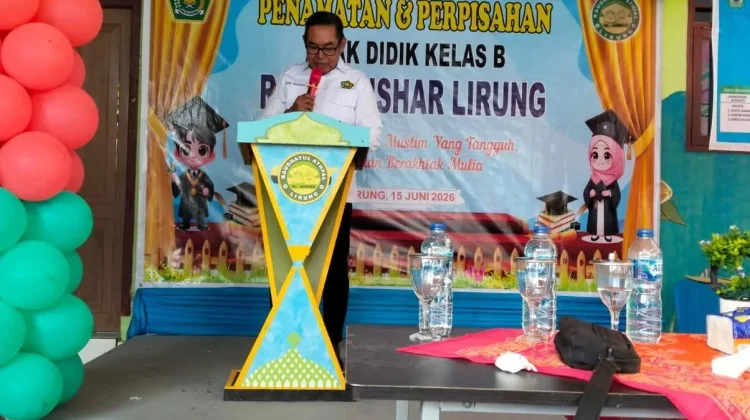 Bonte Hadiri Penamatan Peserta Didik Didik Kelas B Raudhatul Athfal (RA) Al-Anshar