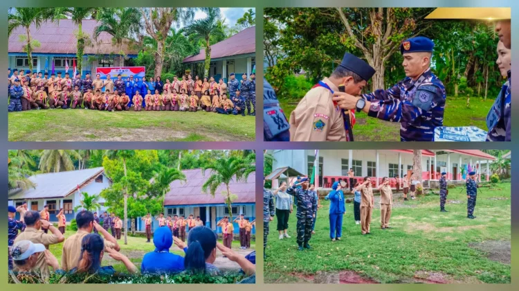 Danlanal Melonguane Buka Persami Korps Kadet RI