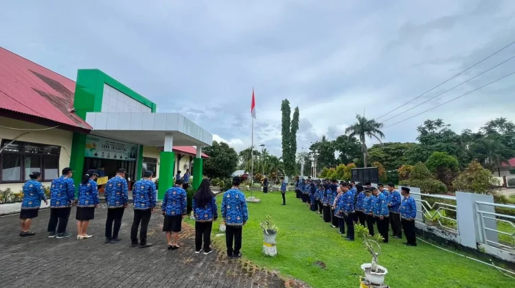 Kemenag Talaud Gelar Upacara HKN