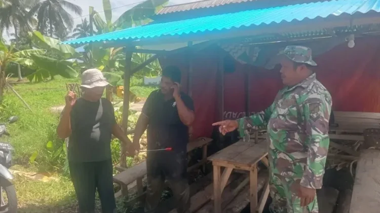 Babinsa Ambela Dampingi Petani guna Sukseskan Ketahanan Pangan
