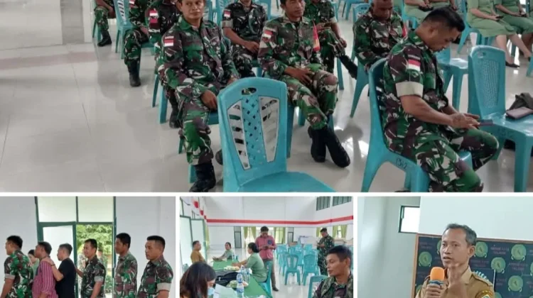 Babinsa Desa Matahit Ikuti Penyuluhan Bahaya Narkoba