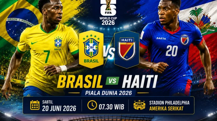 Brasil Diunggulkan Hadapi Haiti pada Piala Dunia 2026