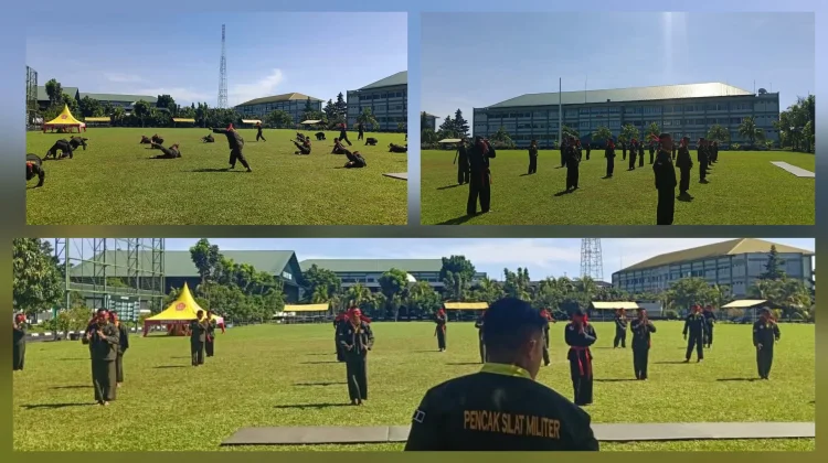 Babinsa Talaud Laksanakan  Pra UKT Sabuk Hitam Pencak Silat