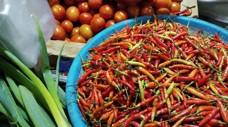 Harga Cabai di Pasar Melonguane Mulai Turun
