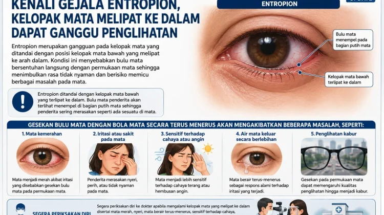 Kenali Gejala Entropion, Kelopak Mata Melipat ke dalam Dapat Ganggu Penglihatan
