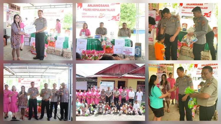 Berbagi Kasih jelang Hari Bhayangkara ke-80, Polres Talaud Sambangi Panti Asuhan