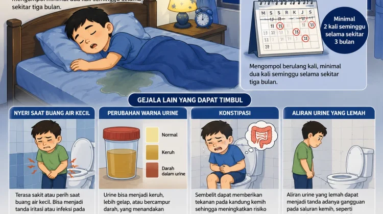 Mengompol Berulang Bisa Menjadi Tanda Enuresis, Ini Gejala yang Perlu Diwaspadai