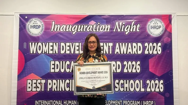 Kadis Kominfo Talaud Dianugerahi Women Development Award 2026